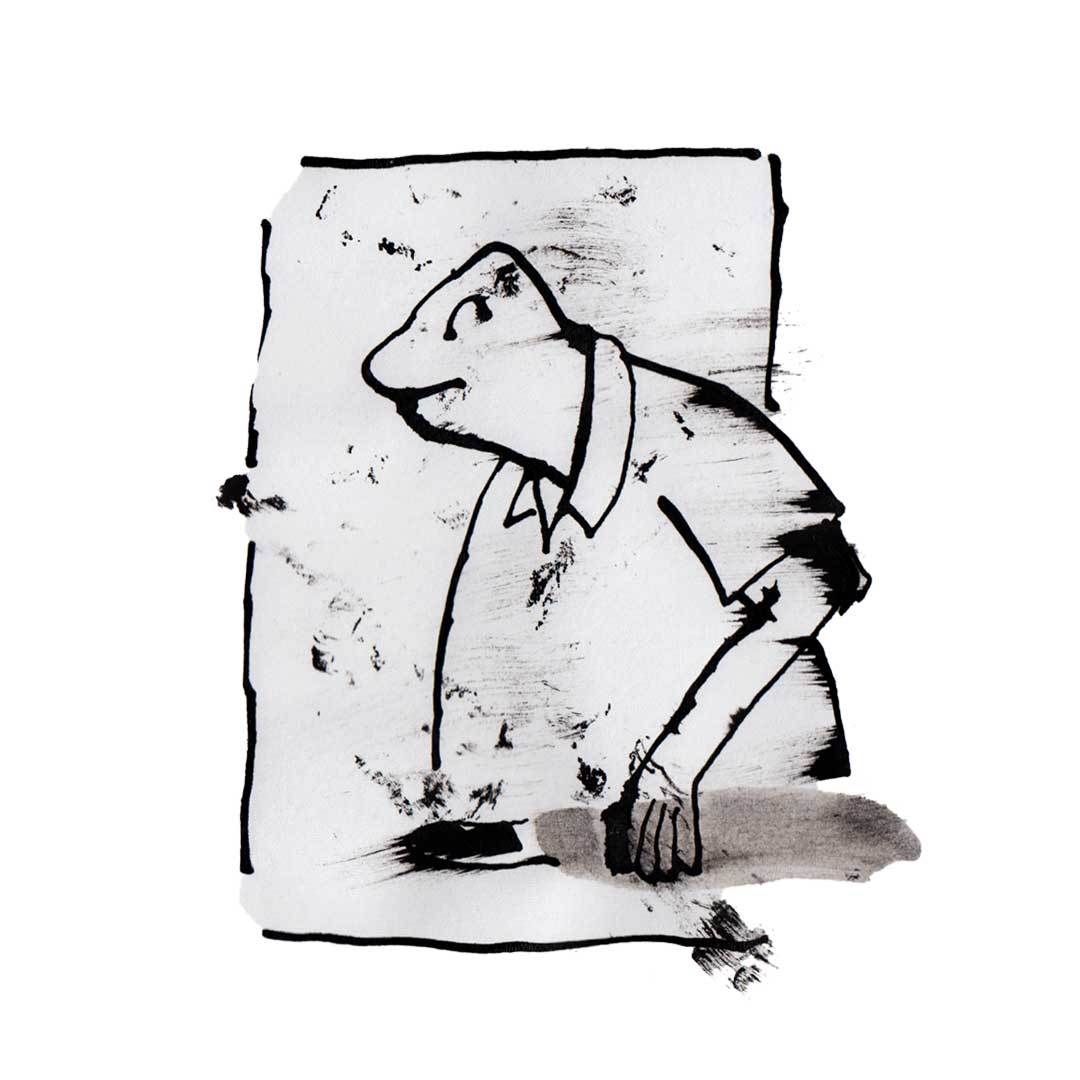 Baguette Dirt zoon van hout illustration