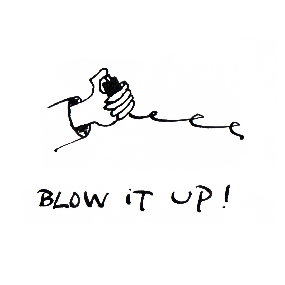 Blow it up zoon van hout illustration