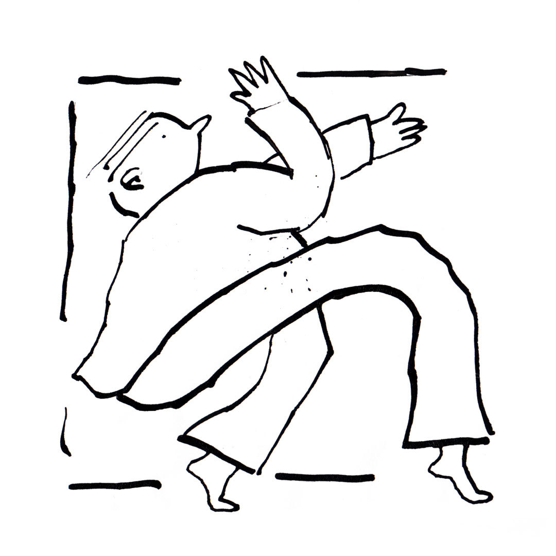 Chakka Dance zoon van hout illustration