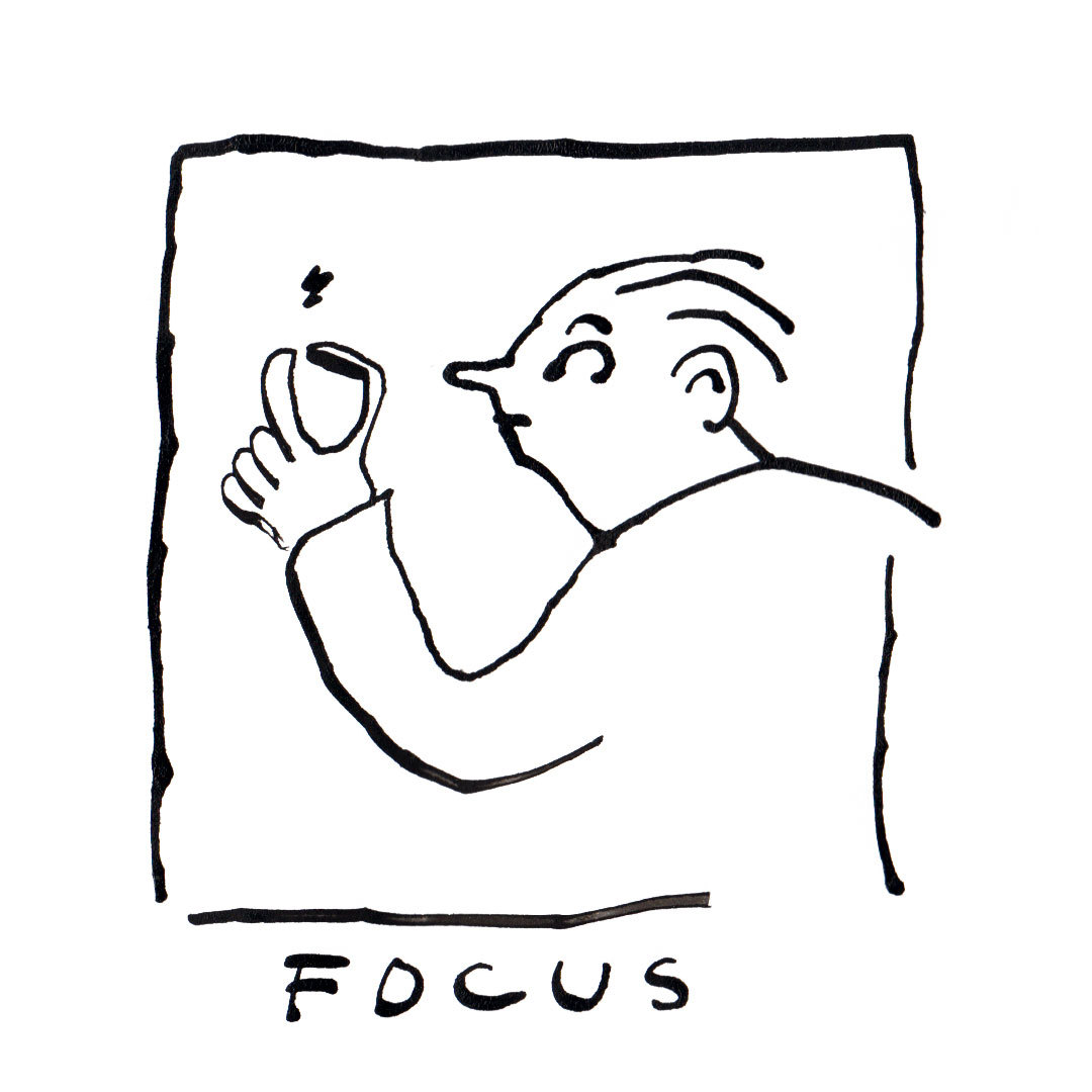 Focus Mind zoon van hout illustration