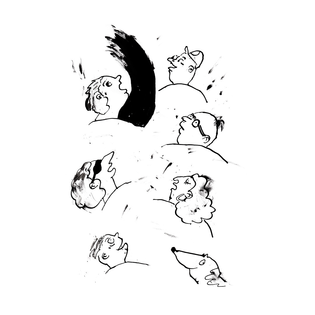 Fountaine zoon van hout illustration