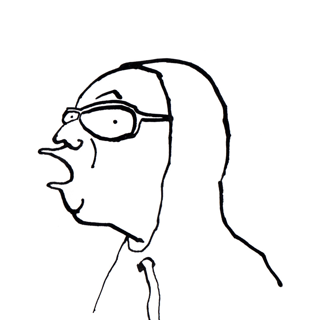 Hood Face zoon van hout illustration