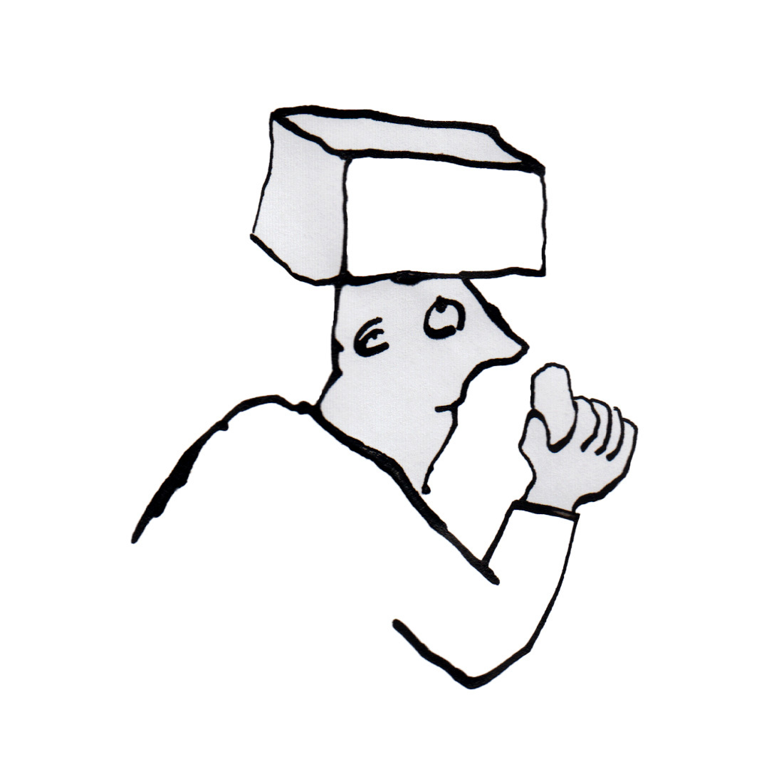 Stone Head zoon van hout illustration