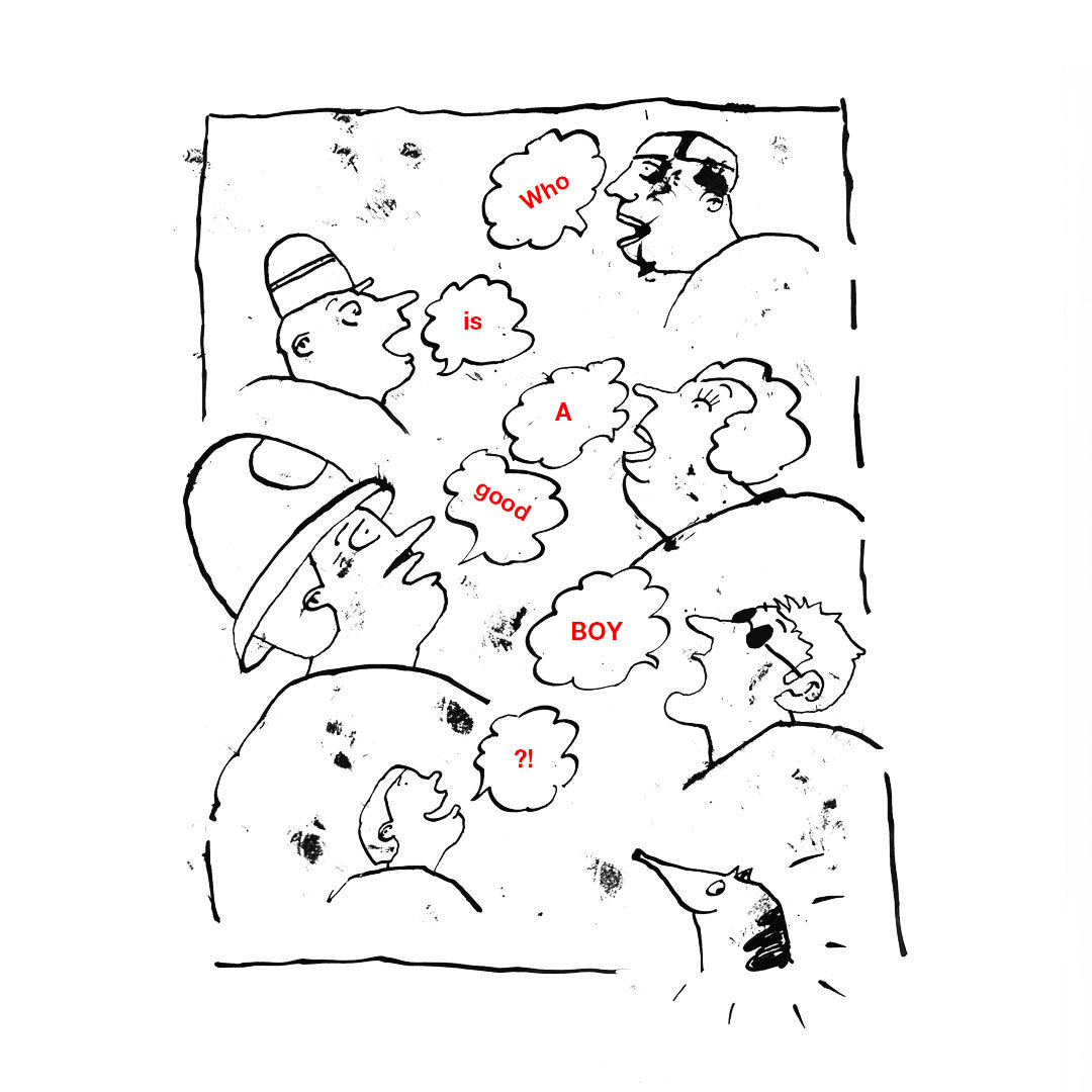 Who is a good boy zoon van hout illustration